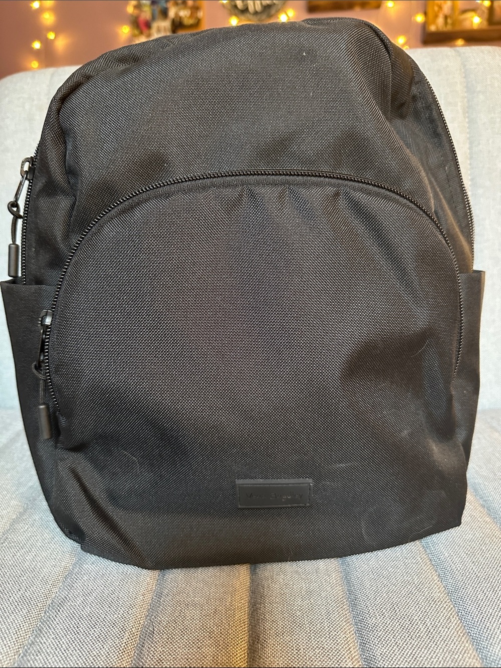 Small Black Backpack - Minimal Everyday Bag - Vera Bradley